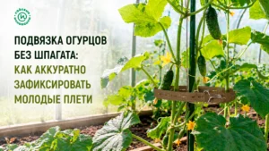 Подвязка огурцов без шпагата: как аккуратно зафиксировать молодые плети